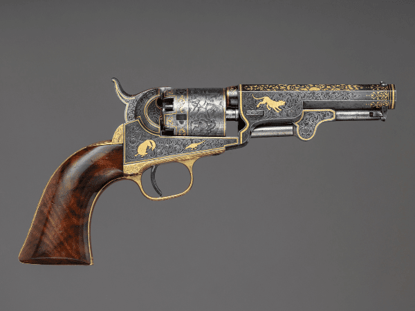 The Gold-Inlaid Colt Model 1849 Pocket Revolver ($1.1 million)