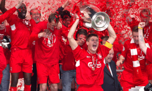 Liverpool in the 2005 Champions League Final
