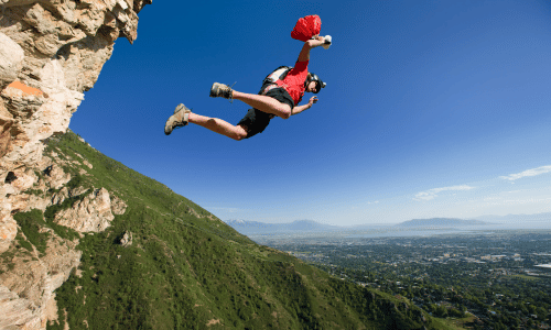 BASE Jumping: Leaping from Heights