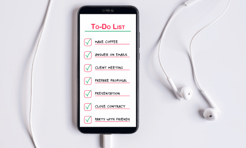 Plan Ahead with To-Do Lists